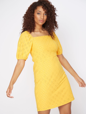 asda yellow dress