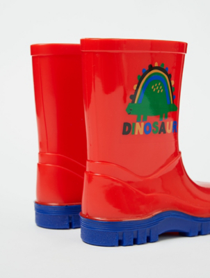 asda dinosaur wellies