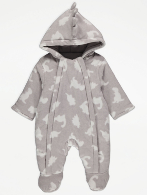 baby fleece pramsuit
