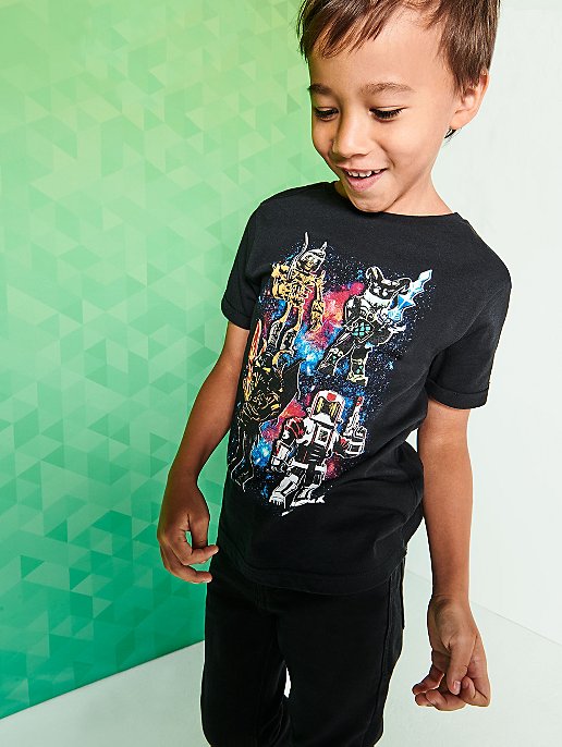 Roblox Black Graphic T Shirt Kids George At Asda - zoom t shirt roblox