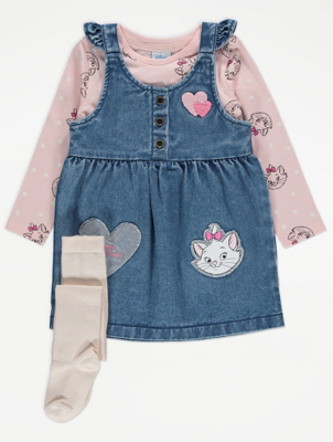 denim pinafore dress asda