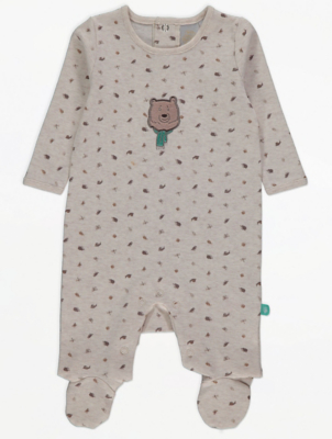 back fastening sleepsuits