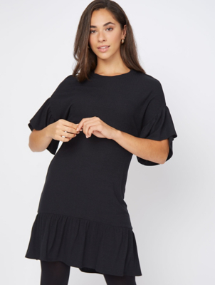 asda black lace dress