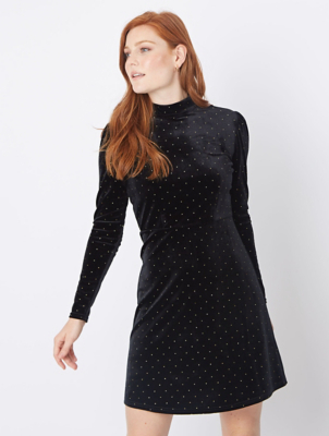 asda george black dress