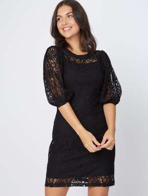 asda black sequin dress