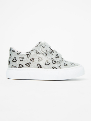 asda girls silver shoes