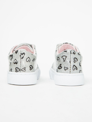 asda girls white shoes