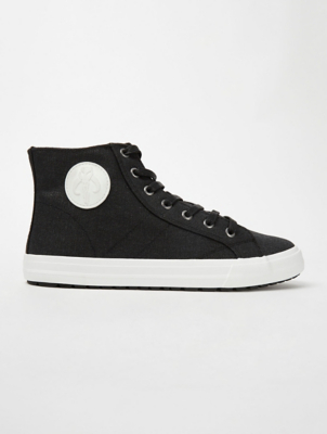black trainers for work mens