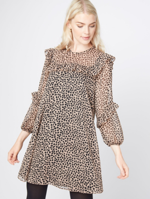 asda leopard print dress