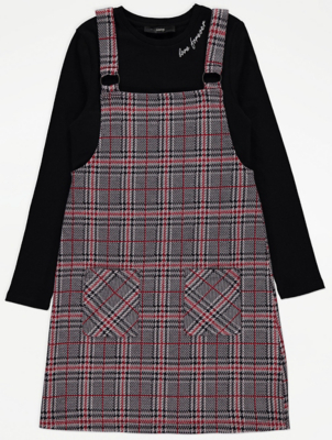 asda george pinafore dress