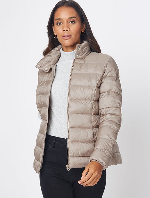 Stone Packable Puffer Jacket | Women | George at ASDA