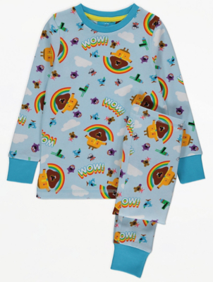 Hey Duggee Blue Rainbow Print Pyjamas Kids George At Asda