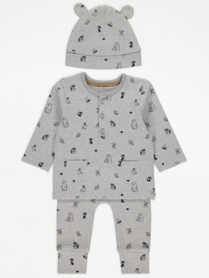 grey tracksuit outfit