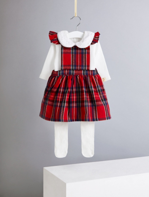 asda baby tartan dress