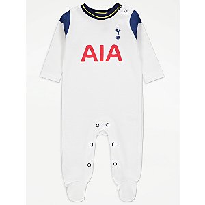 Tottenham Hotspur FC Official Baby Kit Sleepsuit Babygrow 0-3 to 12-18 Months 