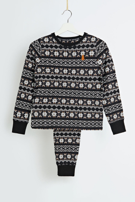 Black Fairisle Family Christmas Pyjamas Men George At Asda
