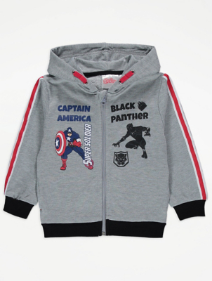 avengers zip up hoodie