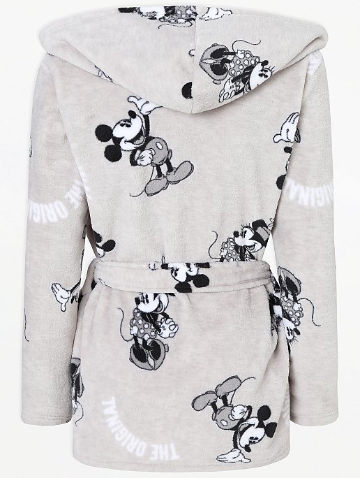 Disney Mickey Mouse Dressing Gown And Pyjamas Set Women George At Asda