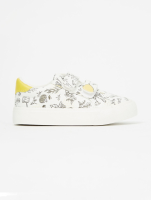 asda girls white shoes