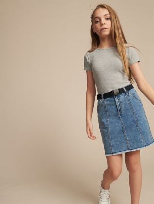 asda george denim skirt