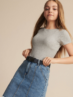 asda girls denim skirt