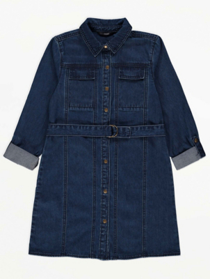 asda girls denim dress