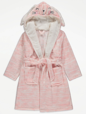 pink bunny dressing gown