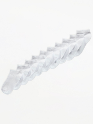 White Trainer Liners 10 Pack