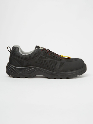 asda black mens shoes