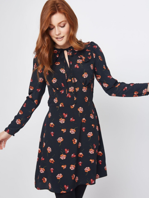 ladies black dresses asda
