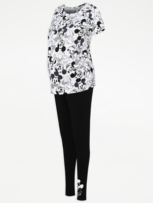 Disney Mickey Mouse Maternity Pyjamas Women George At Asda