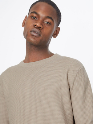 mock shirt jumper mens asda