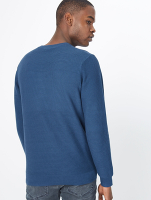 mock shirt jumper mens asda