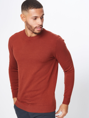 mock shirt jumper mens asda