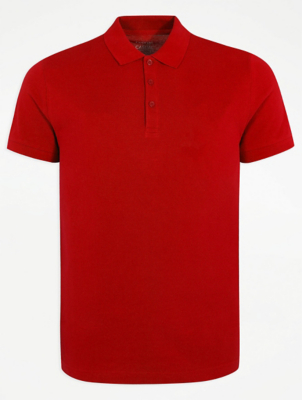 red collar tshirt