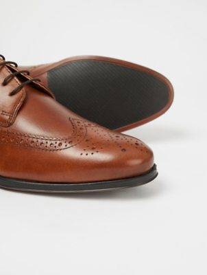asda mens leather shoes