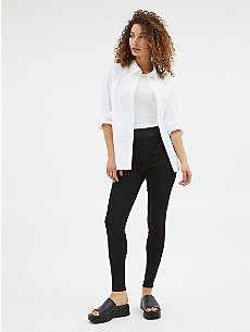 Black Elasticated Waistband Jeggings | Women | George at ASDA