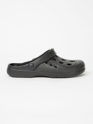 asda black mens shoes