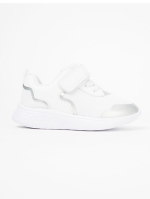 First Walkers White 1 Strap Trainers