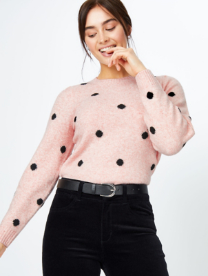 pale pink jumpers