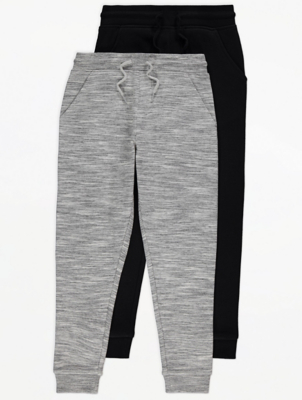 asda black joggers