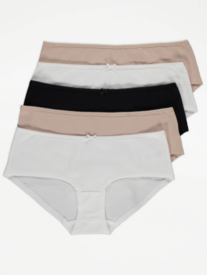 Neutral Short Knickers 5 Pack