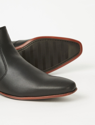 asda black chelsea boots