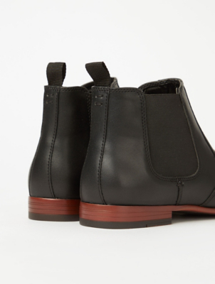 asda black chelsea boots