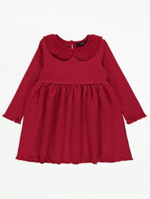 asda girls red dress