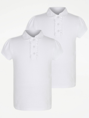 white polo outfit girl