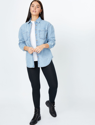 asda navy leggings