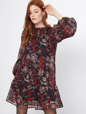 asda george red dress