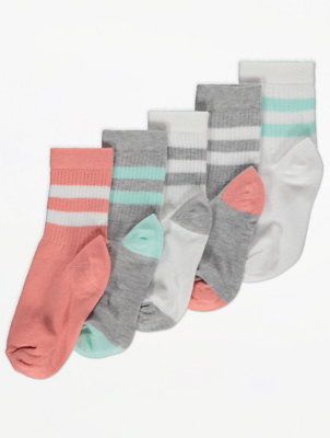 Ribbed Socks 5 Pack