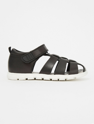 asda george black sandals